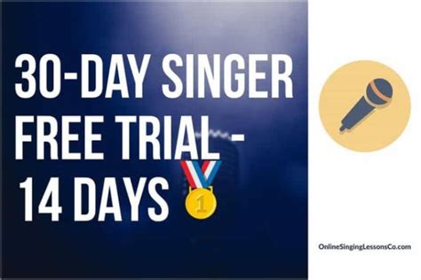 30 day singer free trial.